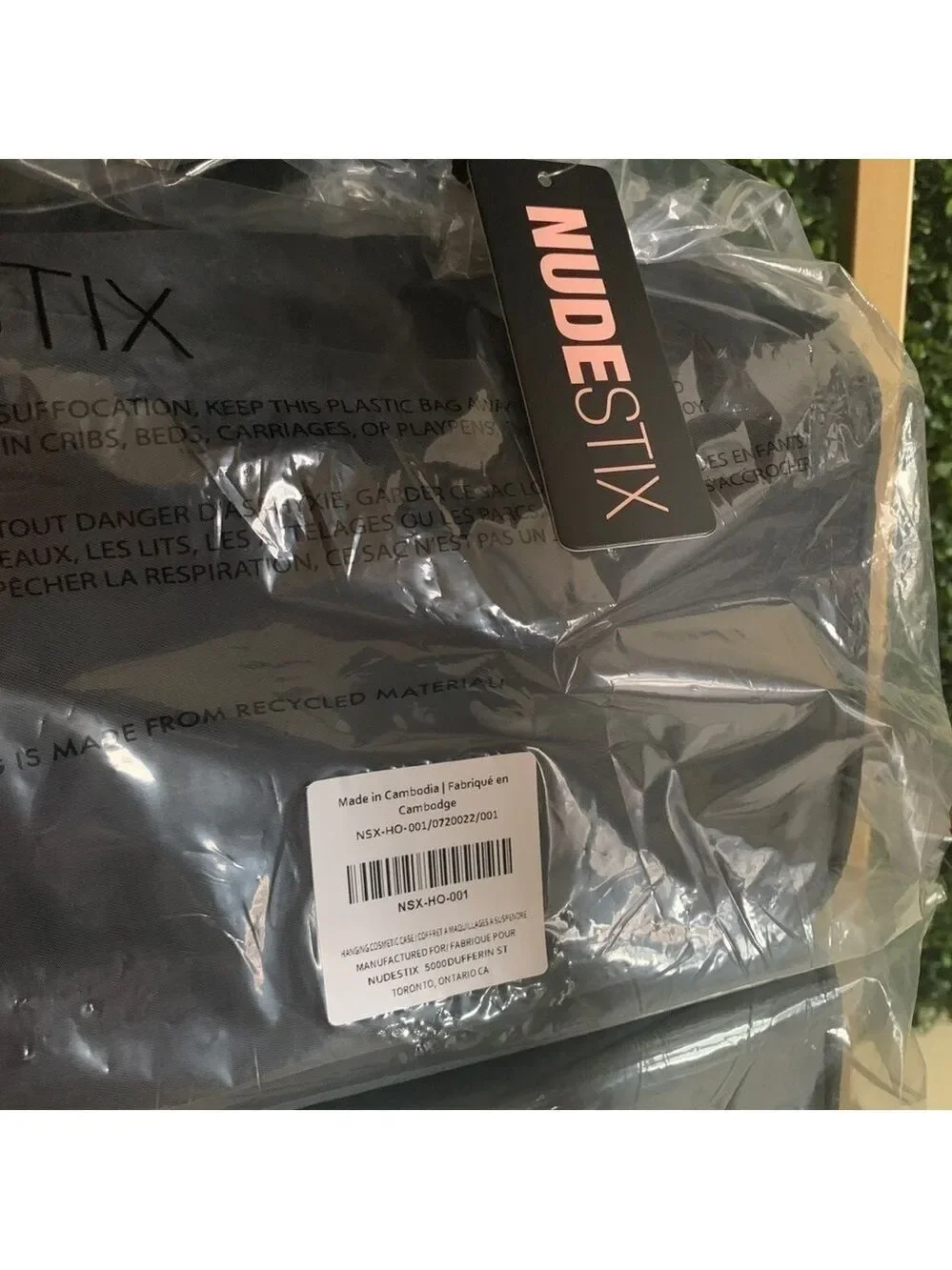 NUDESTIX Hanging Cosmetic Case | NEW | Travel Makeup Bag | Hanging Makeup Bag